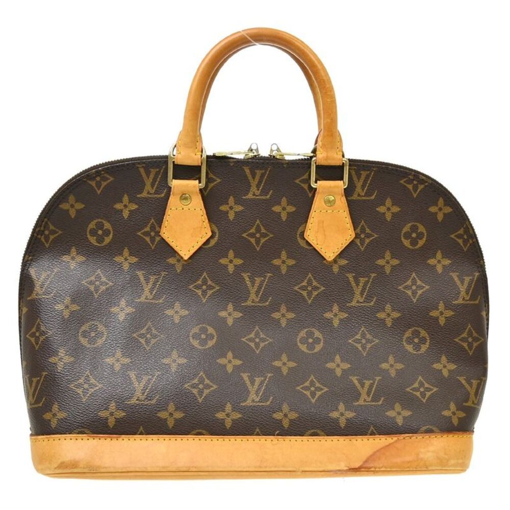 Louis Vuitton Alma Monogram Canvas Brown Canvas Handbag
